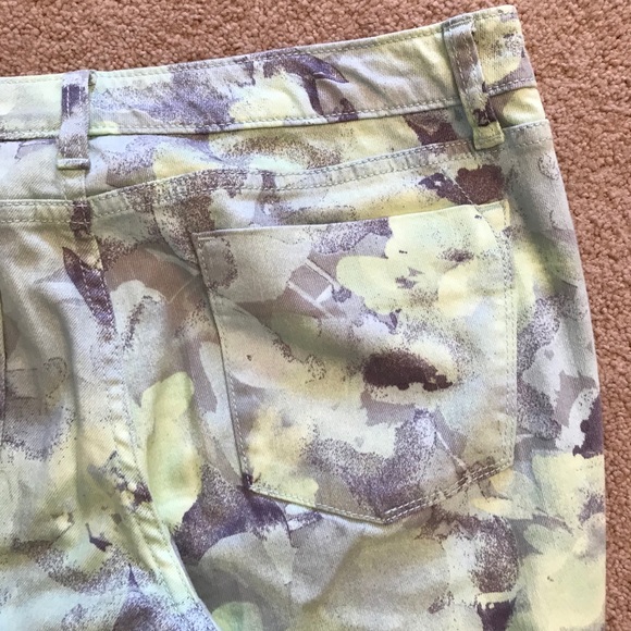 Mossimo Skinny Jeans Womens Size 8 Jambe Moulante Printed Low Rise - Picture 11 of 15